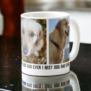 Taza De Café 3 Foto Mejor Papá Perro