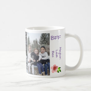 Taza De Café 3 Mejores Amigos Para Siempre Nombres Personalizad