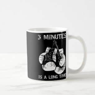 Taza De Café 3 minutos es mucho tiempo boxeo divertido