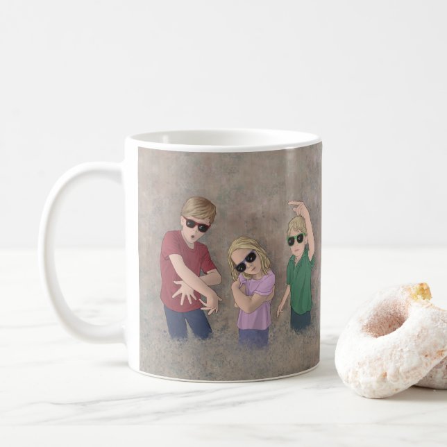 Taza De Café 3 Munchkins (Con donut)