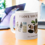 Taza De Café 3 paneles fotográficos para la música de perros pe<br><div class="desc">Deguste a la orgullosa madre del perro en su vida con nuestra peluca personalizada de 3 "Paws Fur Dog Mom". Con tres adorables instantáneas de sus peludos compañeros,  esta taza personalizado es un tributo conmovedor a la alegría y el amor de ser una madre de perro</div>