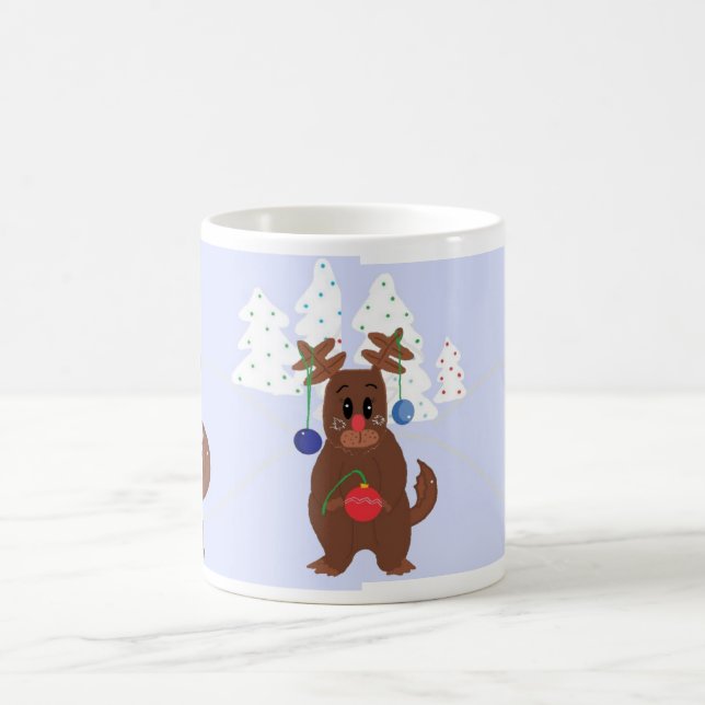 Taza De Café 3 Pequeños renos (Centro)