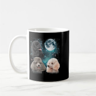 Taza De Café 3 Regalos Divertidos Cabeza de Caniche Aullando Lu