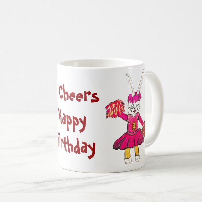 TAZA DE CAFÉ 3 SÁBANAS FELIZ DE CUMPLEAÑOS (Anverso derecho)