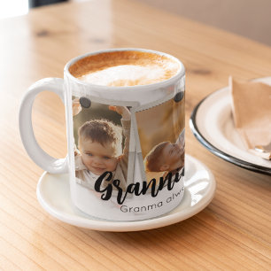 Taza De Café 3 Tres Foto Moderno Collage Elegante Amor Familiar