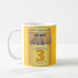 Taza De Café 3 Year Sober Anniversary | Golden Ray 12 Step