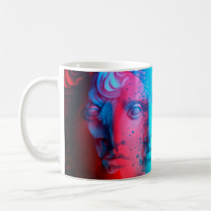 Taza De Café 3d anaglyph effect. Covid-mutants. David Apollo. G