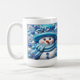Taza De Café 3D Christmas Snowman