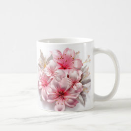 Taza De Café 3D Floral Mug
