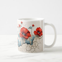 Taza De Café 3D Floral Mug