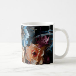 Taza De Café 3D Floral Mug