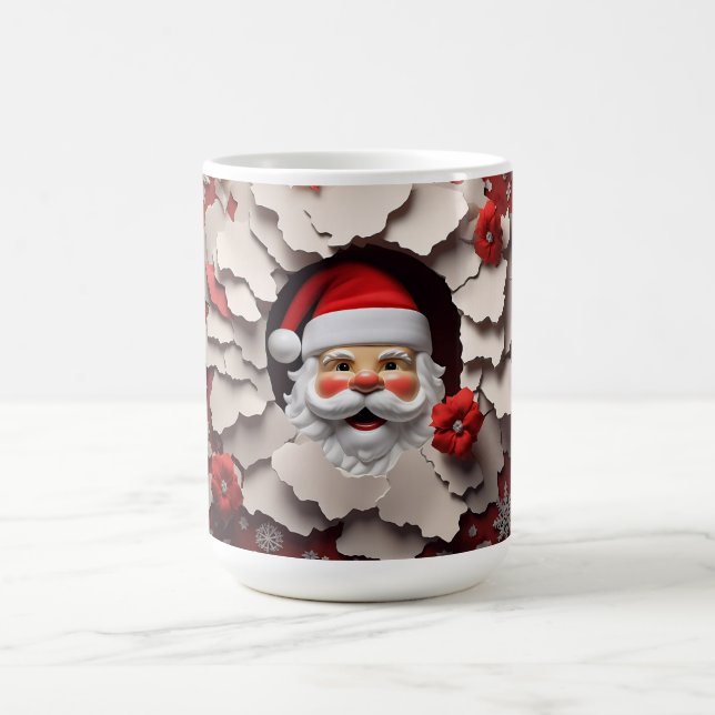 Taza De Café 3D Santa Cerámica (Centro)