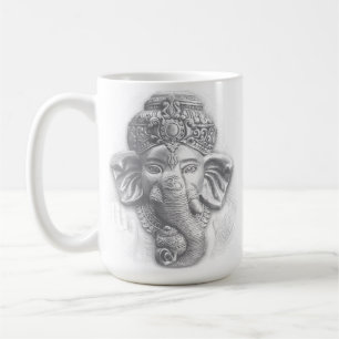 Taza De Café 3d Señor Ganesha - Om
