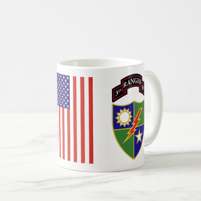 Taza De Café 3er Batallón - 75º Regimiento de Rangers Mug (Anverso derecho)