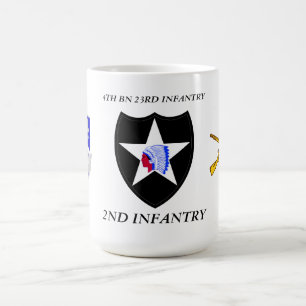 TAZA DE CAFÉ 4ª BN 23ª INFANTRÍA 2ª DIVISIÓN DE INFANTERÍ