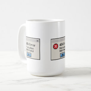 Taza De Café 404 Error: No Se Encontró Motivación