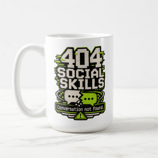 Taza De Café 404 Habilidades Sociales – Conversación No Encontr