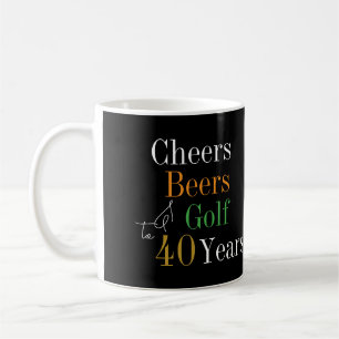 Taza De Café 40.ª Cerveza de Aniversario del Golf