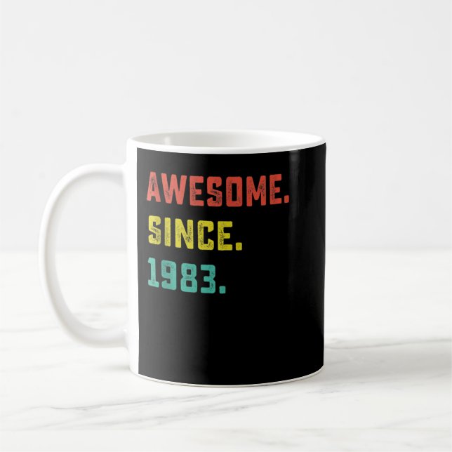 Taza De Café 40.ª cosecha de regalo de cumpleaños impresionante (Izquierda)