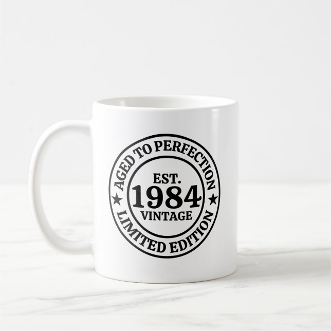 Taza De Café 40.º cumpleaños (Izquierda)
