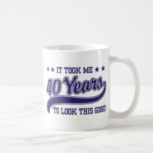 Taza De Café 40.º cumpleaños