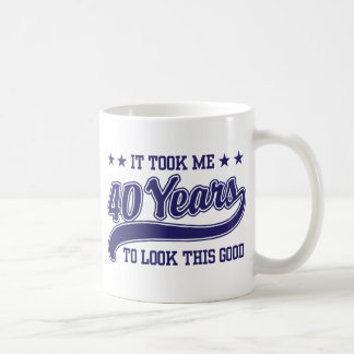 Taza De Café 40.º cumpleaños