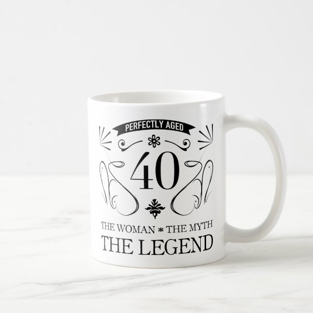 Taza De Café 40.º Cumpleaños De Las Mujeres (Derecha)