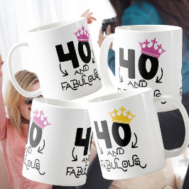 Taza De Café 40 y fabulosa celebración de 40 años