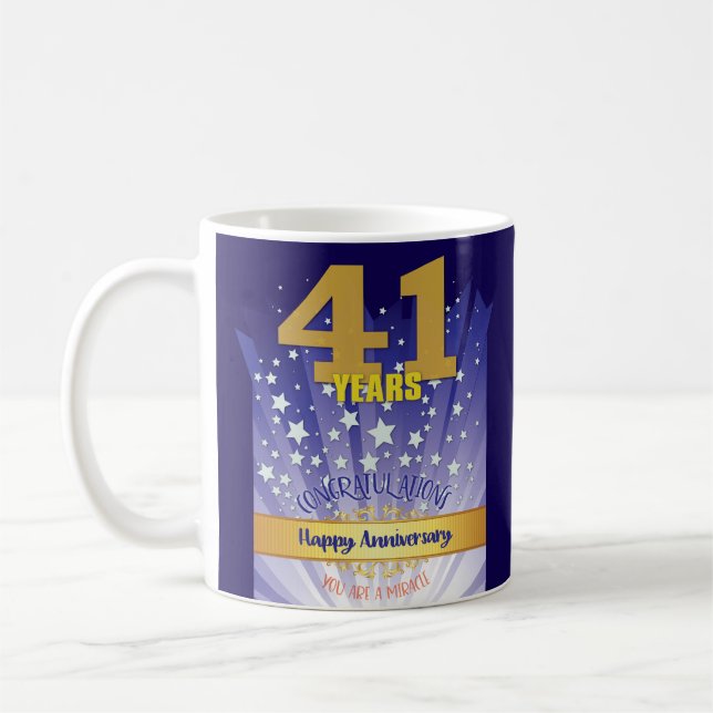 Taza De Café 41 años Aniversario de la Recuperación del PERSONA (Izquierda)