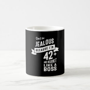 Taza De Café 42 años - regalo gracioso de cumpleaños número 42