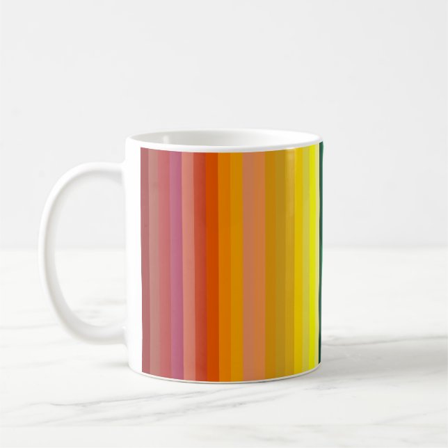 Taza De Café 42 Rayos Espectro Arcoiris (Izquierda)