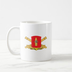 Taza De Café 43.ª Batallón de Artillería - Red w Branch wo T