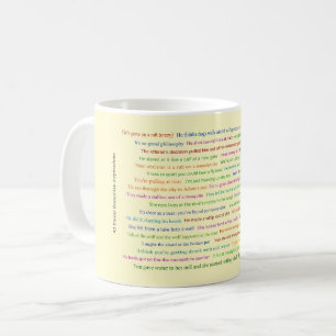 Taza De Café 43 expresiones rumanas divertidas Pieza de convers