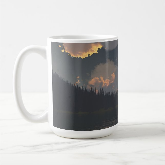 Taza De Café 44oz mug with "eclipse" image (Izquierda)