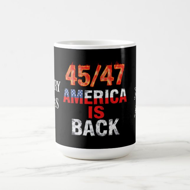 Taza De Café 45/47 EE.UU. vuelve a mostrar su orgullo americano (Centro)