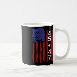 Taza De Café 45 47 Elecciones presidenciales de Trump 2024 Patr