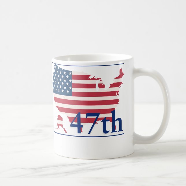 Taza De Café 45-47 Trump mug (Derecha)