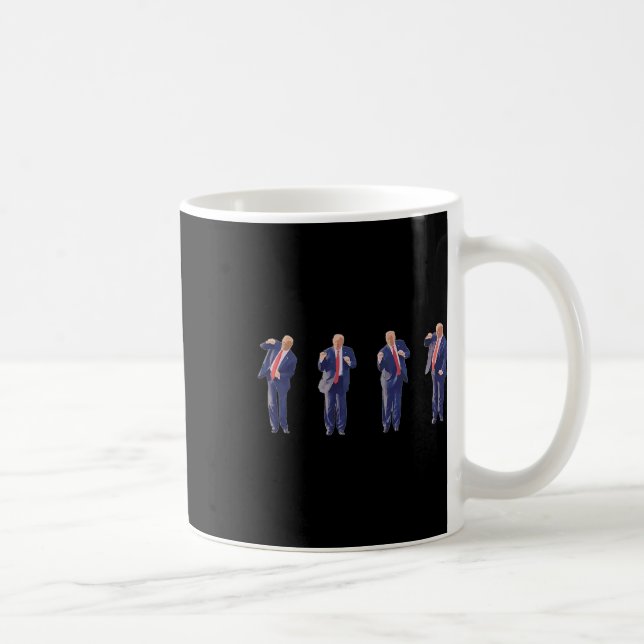 Taza De Café 45 Danza Donald Trump 47.º presidente Trump (Derecha)