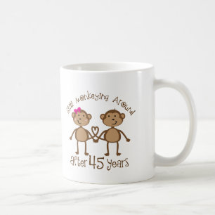 Taza De Café 45.os regalos divertidos del aniversario de boda