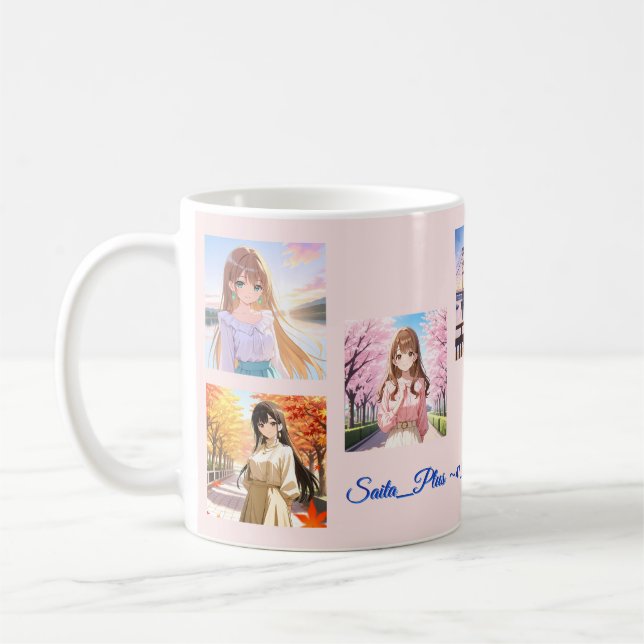 Taza De Café 47_Plus – Anime Character Series (Izquierda)