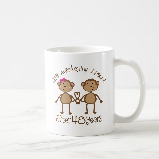 Taza De Café 48.os regalos divertidos del aniversario de boda (Derecha)