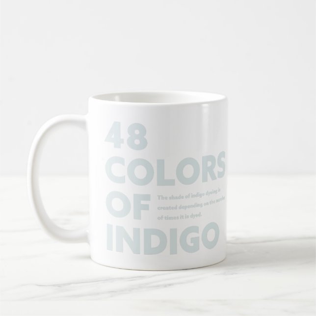 TAZA DE CAFÉ 48COLORS OF INDIGO (Izquierda)