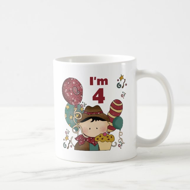 Taza De Café 4.ª Cowboy Tshirts y regalos (Derecha)