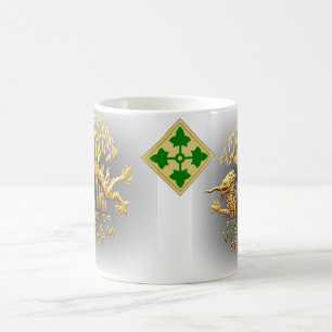 Taza De Café 4.º dragón de infantería y de Vietnam