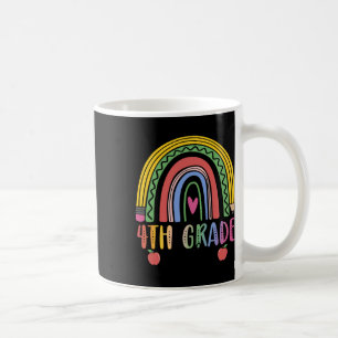 Taza De Café 4.º equipo de profesores de arco iris de cuarto gr