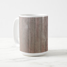 Taza De Café 4.000 paneles de madera de fondo Mug