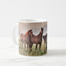 4 caballos en la niebla - MUG