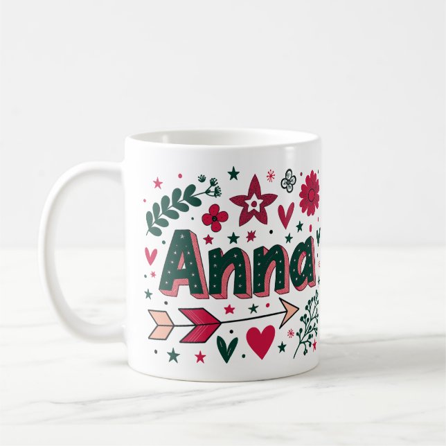 Taza De Café 4 Color Anna 2 (Izquierda)