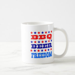 Taza De Café 4 de julio Bbq Beer Freedom Shirt America Orgullos