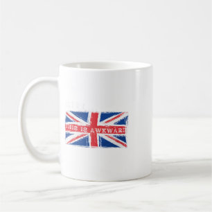 Taza De Café 4 de julio británico divertido marginado viviendo 